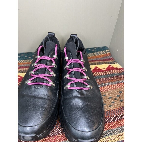 Cole Haan GrandExplore W10845 Black Women's Oxford Boot Leather Lace Up Size 9B - Picture 2 of 11